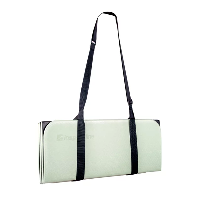 Skládací podložka na cvičení inSPORTline Misette 180x61x0,8 cm - modro-černá