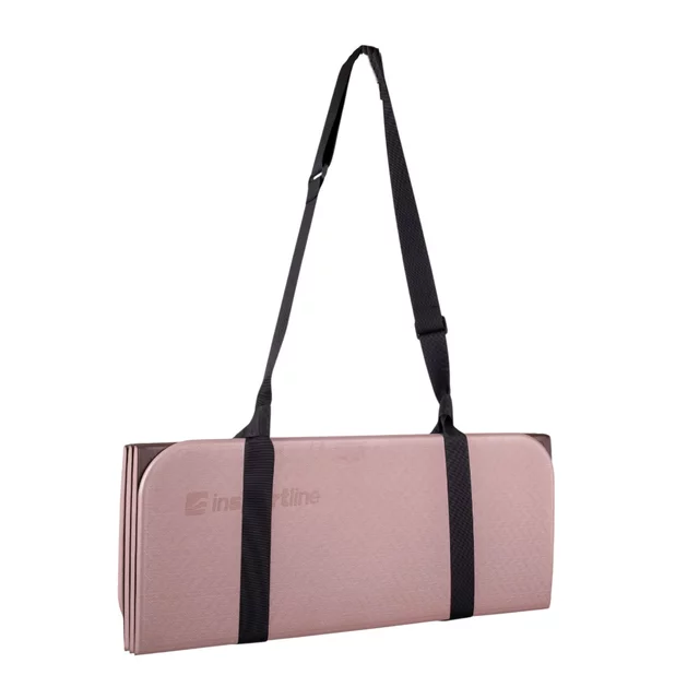 Skládací podložka na cvičení inSPORTline Misette 180x61x0,8 cm - modro-černá