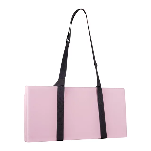 Skládací podložka na cvičení inSPORTline Lantemi 145x61x1 cm - růžová