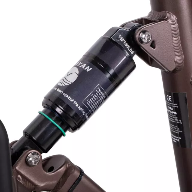 Skládací elektro fat bike inSPORTline ISL Baxom 840Wh 20" • dojezd až 100 km • 170-205 cm