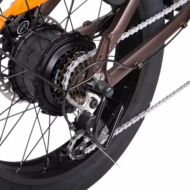 Skládací elektro fat bike inSPORTline ISL Baxom 840Wh 20" • dojezd až 100 km • 170-205 cm
