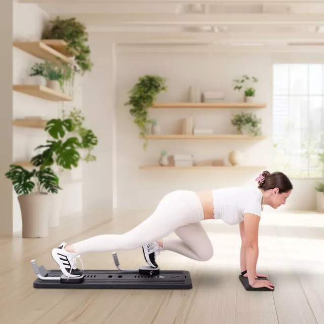 Pilates reformer inSPORTline Trancer Basic - fialová