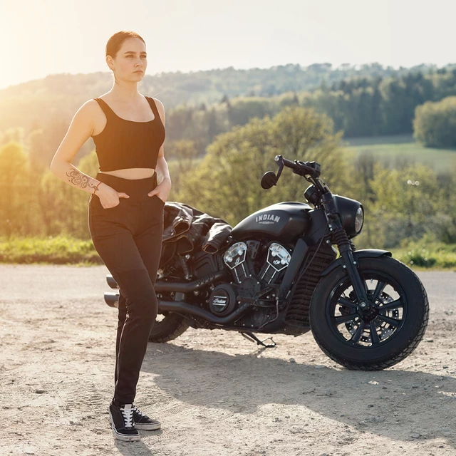 Dámské moto legíny W-TEC Noposum s aramidem