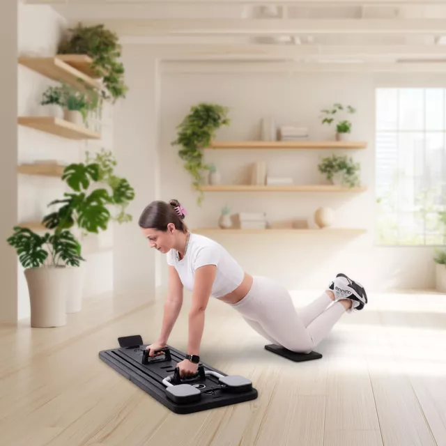 Pilates reformer inSPORTline Trancer Basic - fialová