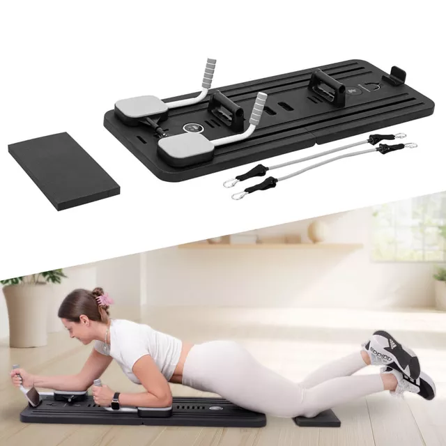 Pilates reformer inSPORTline Trancer Basic - fialová - černá