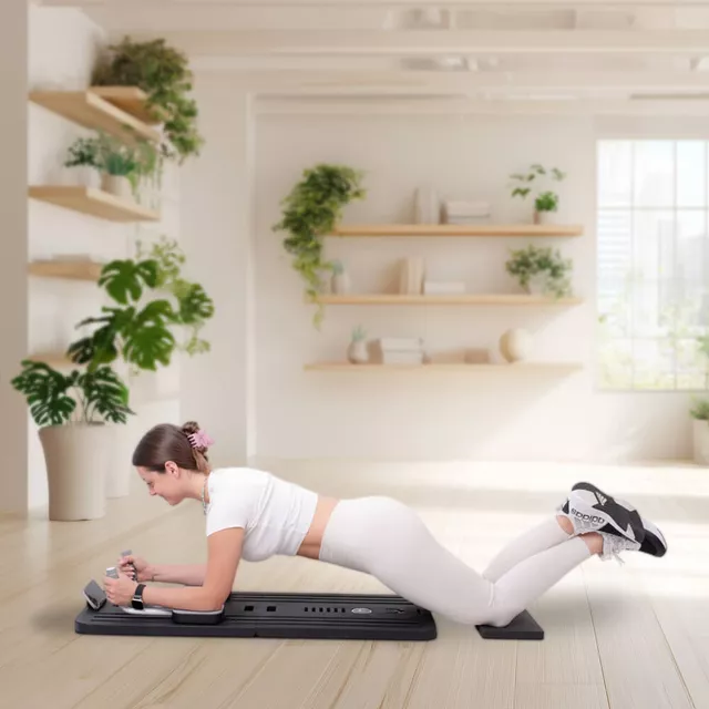 Pilates reformer inSPORTline Trancer Basic - fialová
