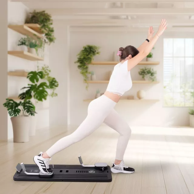 Pilates reformer inSPORTline Trancer Basic - fialová