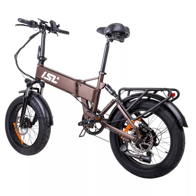 Skládací elektro fat bike inSPORTline ISL Baxom 840Wh 20" • dojezd až 100 km • 170-205 cm