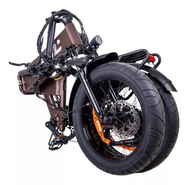Skládací elektro fat bike inSPORTline ISL Baxom 840Wh 20" • dojezd až 100 km • 170-205 cm