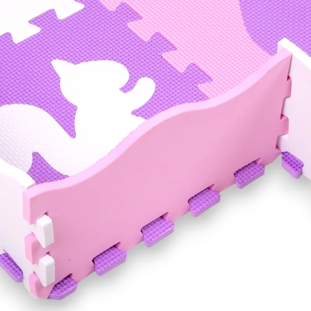 Pěnové puzzle s ohrádkou inSPORTline Burgino 30,5x30,5x1 cm, 36ks