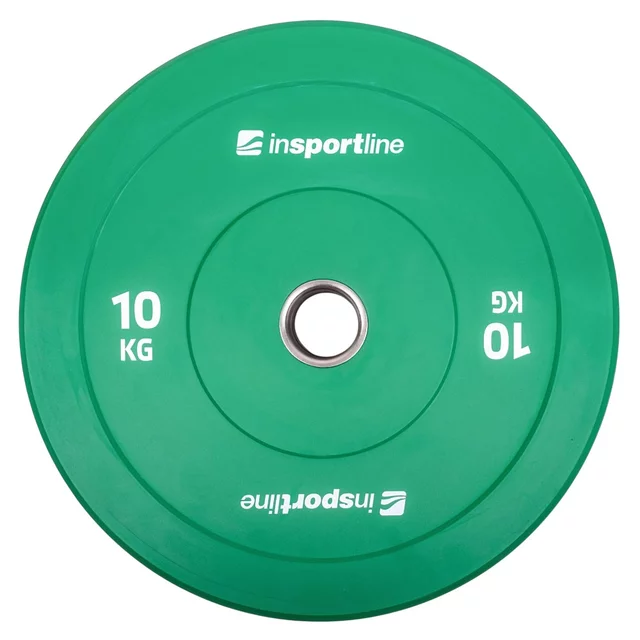 Gumové kotouče inSPORTline Bumper Plate Go 50mm 5-25kg