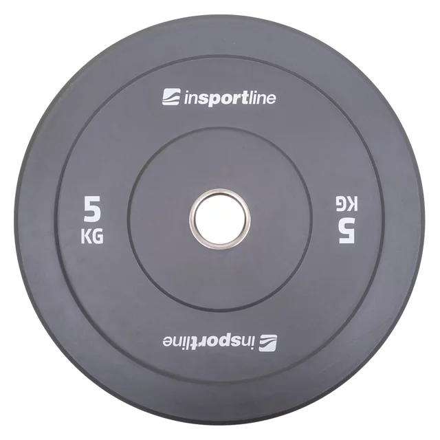 Gumové kotouče inSPORTline Bumper Plate Go 50mm 5-25kg