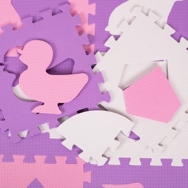 Pěnové puzzle s ohrádkou inSPORTline Burgino 30,5x30,5x1 cm, 36ks