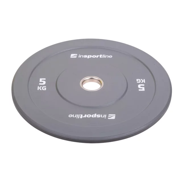 Gumové kotouče inSPORTline Bumper Plate Go 50mm 5-25kg
