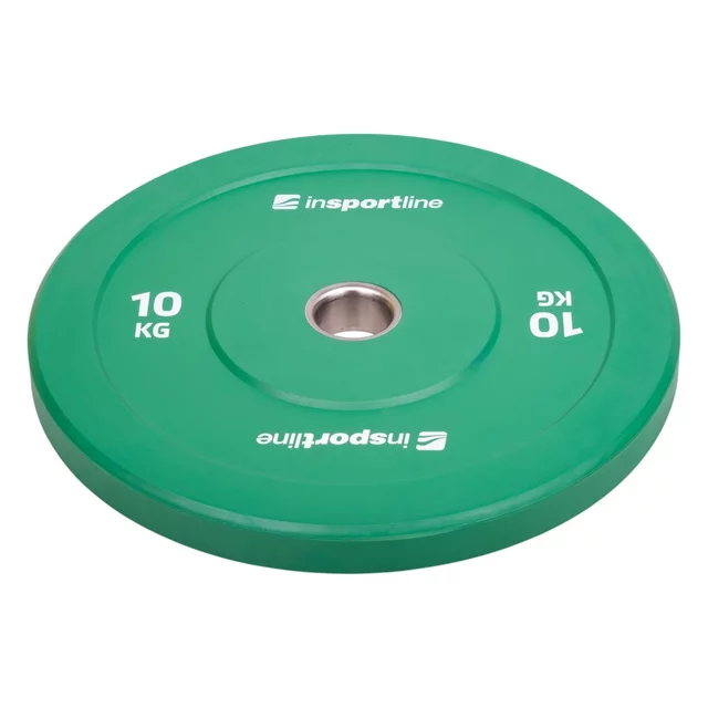 Gumové kotouče inSPORTline Bumper Plate Go 50mm 5-25kg