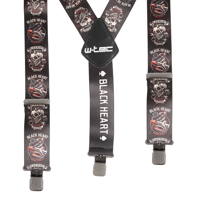 Kšandy W-TEC Black Heart Suspenders - Warhawk - Warhawk