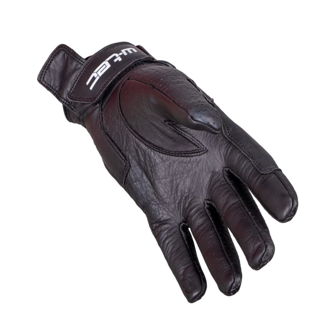 Letní kožené moto rukavice W-TEC Black Heart Darios - černá