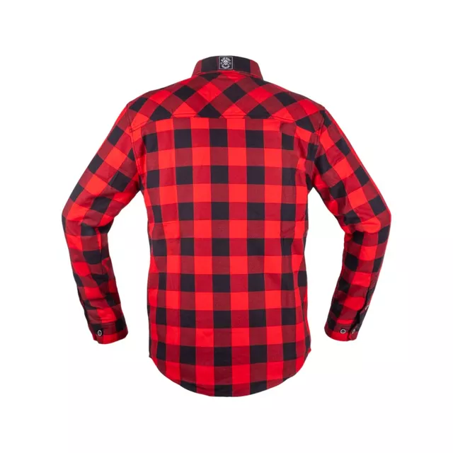 Košile W-TEC Black Heart Respector II - černá s modrým pruhem
