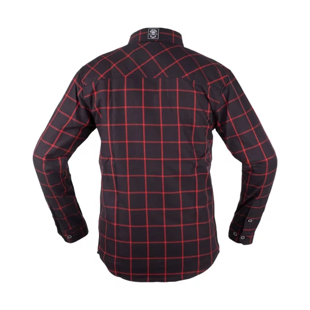 Košile W-TEC Black Heart Respector II - černá s modrým pruhem