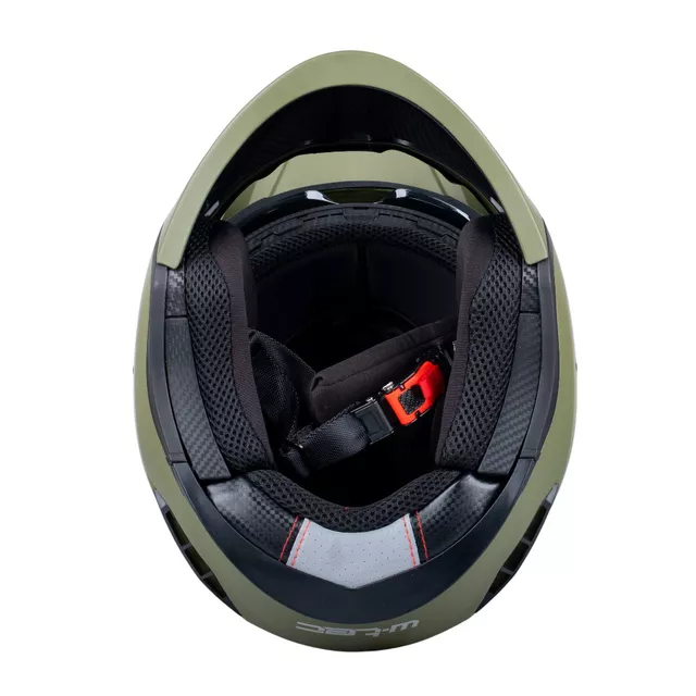 Modulární přilba W-TEC Badalone Army - béžová matná