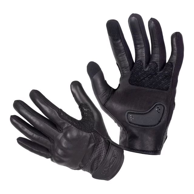 Moto rukavice W-TEC Black Heart Ravenero - černá - černá