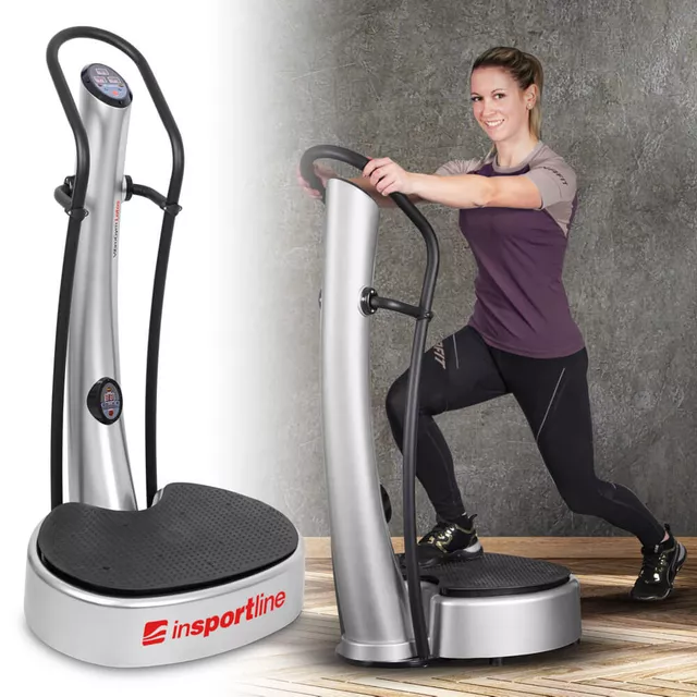 VibroGym inSPORTline Lotos - stříbrná - stříbrná