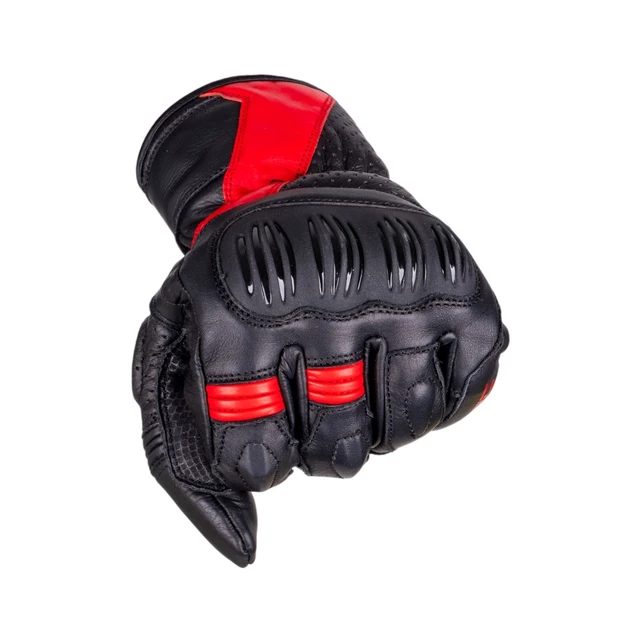 Moto rukavice W-TEC Bowia - černo-červená