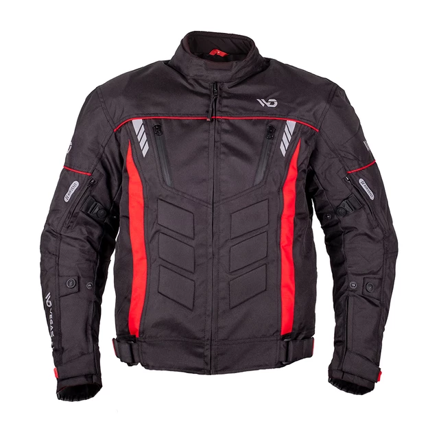 Pánská moto bunda BOS / WD Motorsports Vegas 2.0 - Black-Red