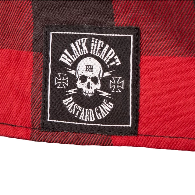Softshellová moto bunda W-TEC Black Heart Rozzer - červeno-černá