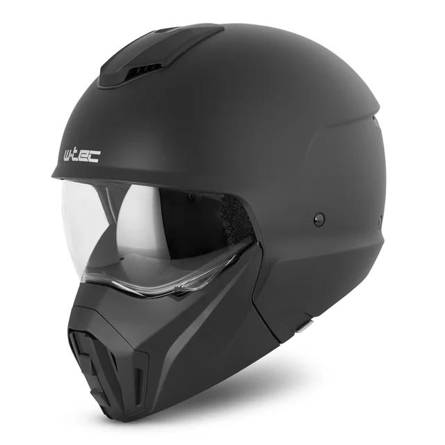 Modulární přilba W-TEC Satalone - Black Matt