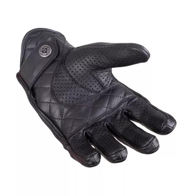 Kožené moto rukavice W-TEC Black Heart Rookah