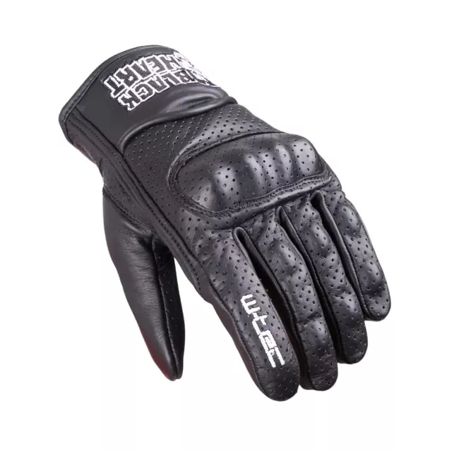 Kožené moto rukavice W-TEC Black Heart Rookah