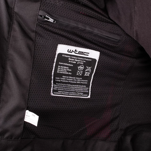 Dámská letní moto bunda W-TEC Martix Lady - černo-růžová