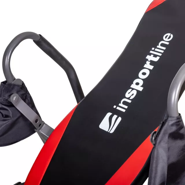 Autotrakční lehátko inSPORTline Verge - černo-červená
