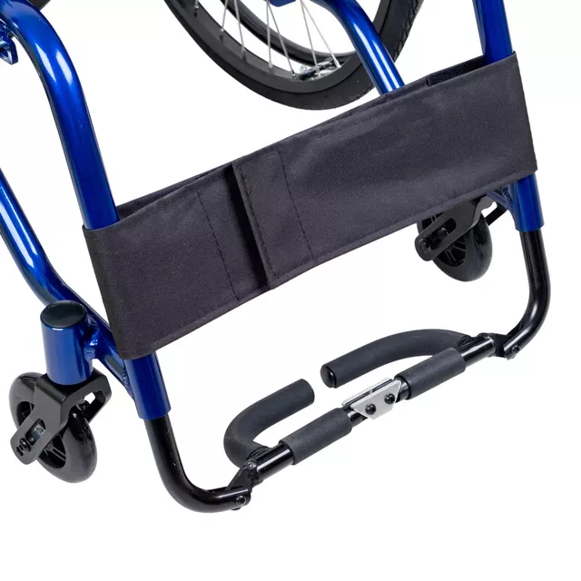Mechanický skládací sportovní invalidní vozík inSPORTline Brenstark odlehčený • 11,7kg • do 100kg