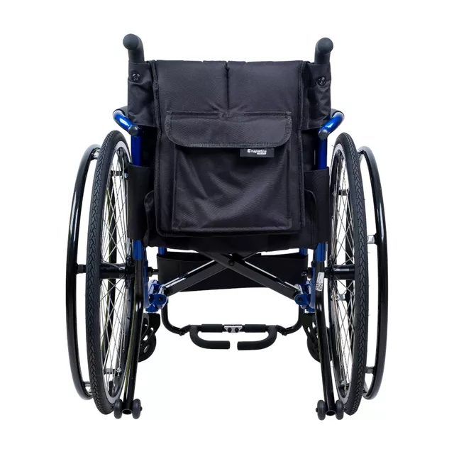 Mechanický skládací sportovní invalidní vozík inSPORTline Brenstark odlehčený • 11,7kg • do 100kg