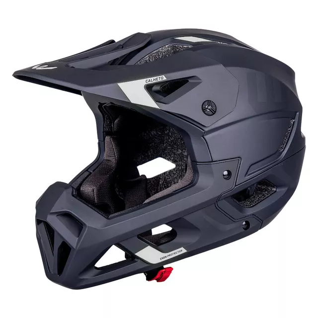 Downhill přilba W-TEC Calheto - Black Neon - Black Silver