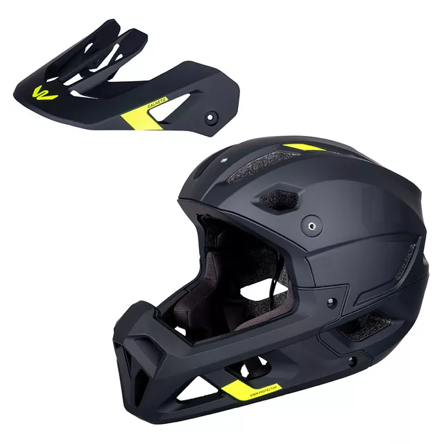 Downhill přilba W-TEC Calheto - Black Neon