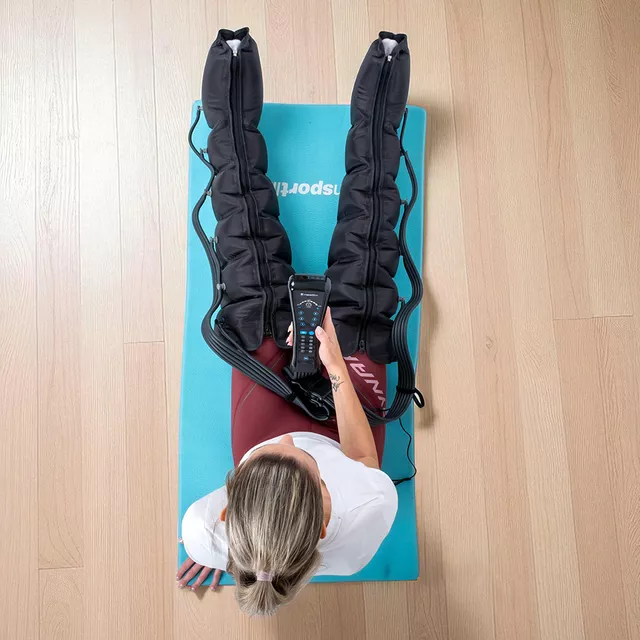 Kompresní masážní systém inSPORTline Compafare 30-250 mmHg, 6 komor, do sítě