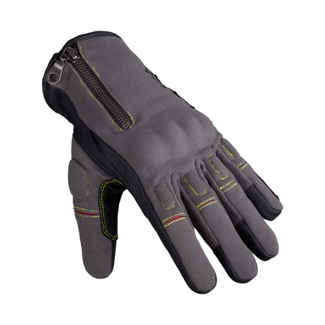 Letní moto rukavice W-TEC Wavniko - šedá