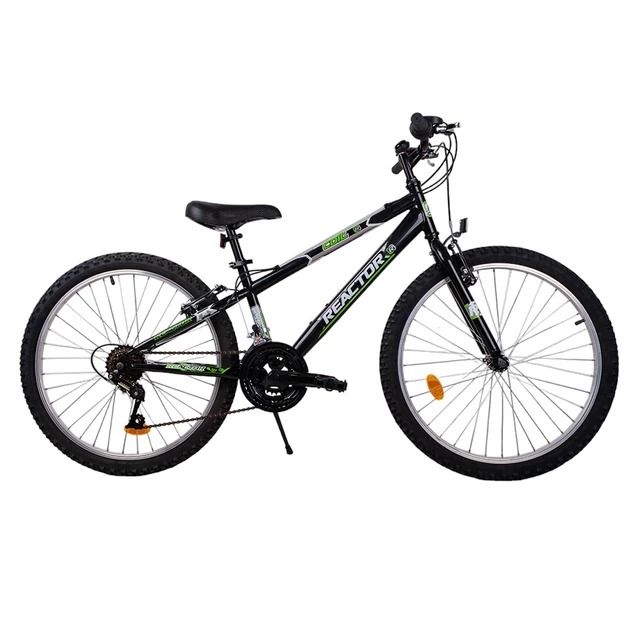 Juniorské kolo Reactor Colt 24" 9.0 • 140-165 cm - černá - černá