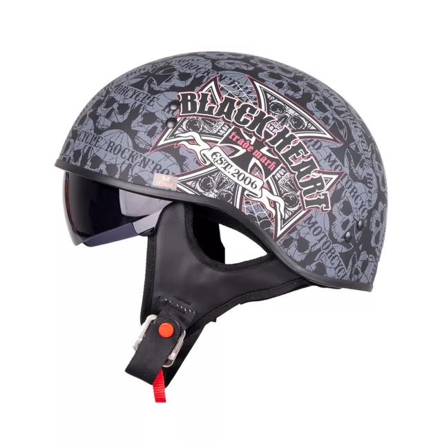 Moto přilba W-TEC Black Heart V535 Cross Skull