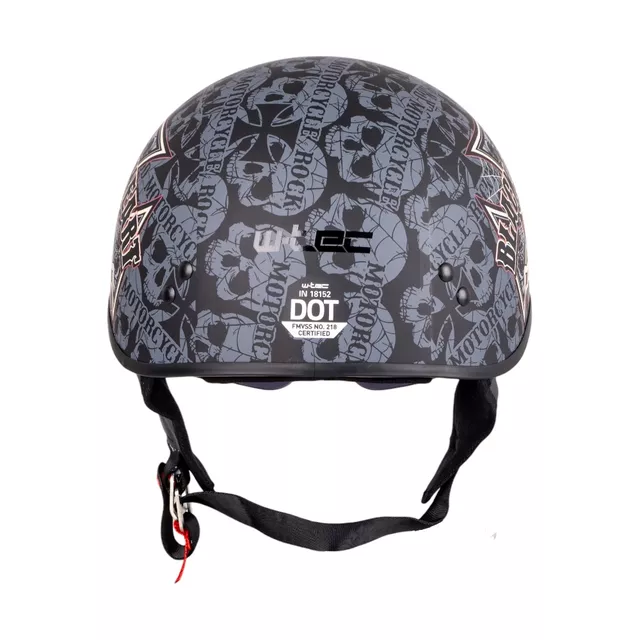 Moto přilba W-TEC Black Heart V535 Cross Skull