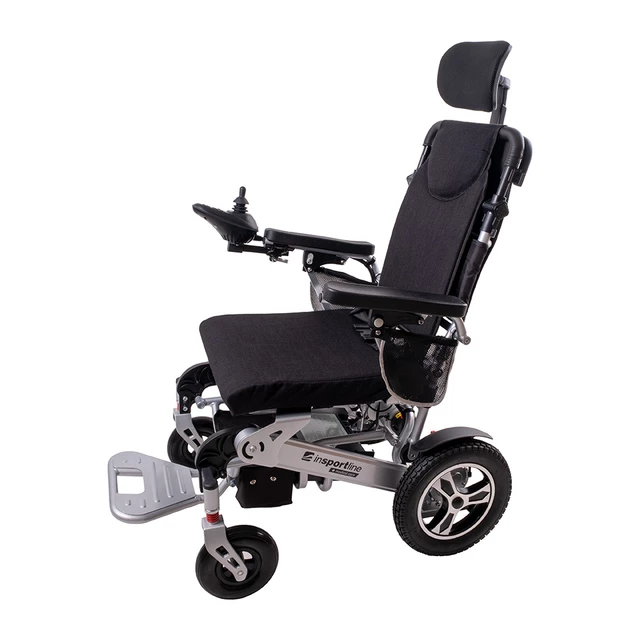 Elektrický invalidní vozík inSPORTline Hawkie Evo s polohovatelným opěradlem • 700W • 30,53 kg • do 130kg • až 24km dojezd