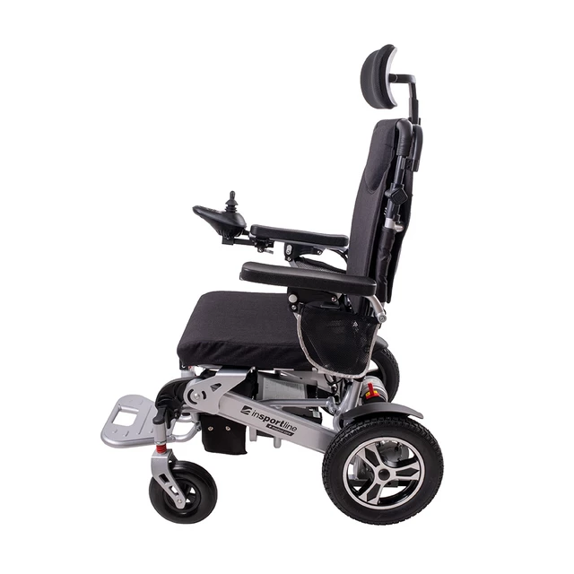 Elektrický invalidní vozík inSPORTline Hawkie Evo s polohovatelným opěradlem • 700W • 30,53 kg • do 130kg • až 24km dojezd