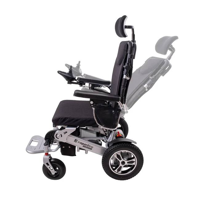 Elektrický invalidní vozík inSPORTline Hawkie Evo s polohovatelným opěradlem • 700W • 30,53 kg • do 130kg • až 24km dojezd