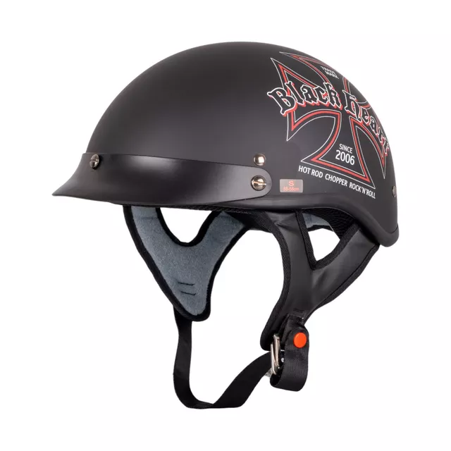 Moto přilba W-TEC Black Heart V531 Iron Cross - černá