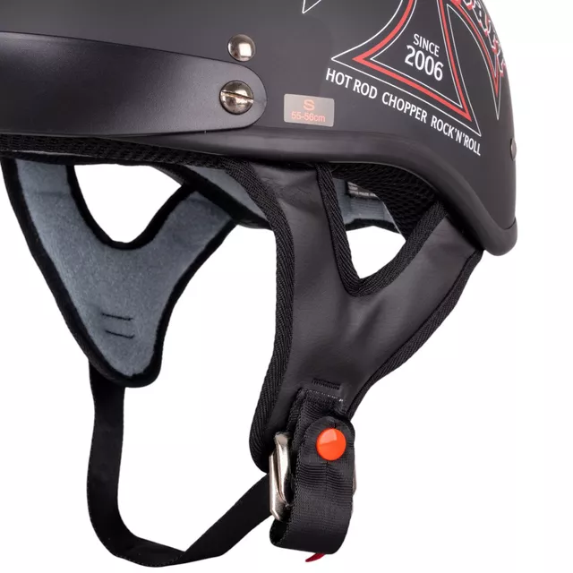 Moto přilba W-TEC Black Heart V531 Iron Cross