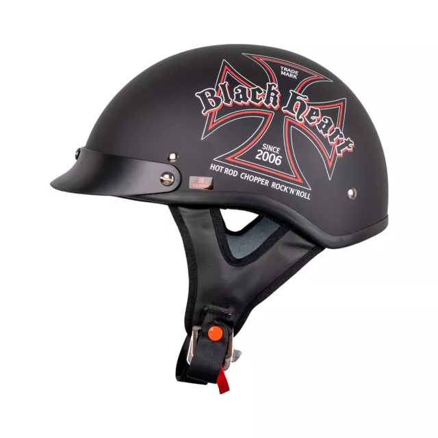 Moto přilba W-TEC Black Heart V531 Iron Cross