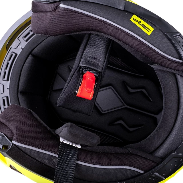 Výklopná moto přilba W-TEC Cullo - černá matná